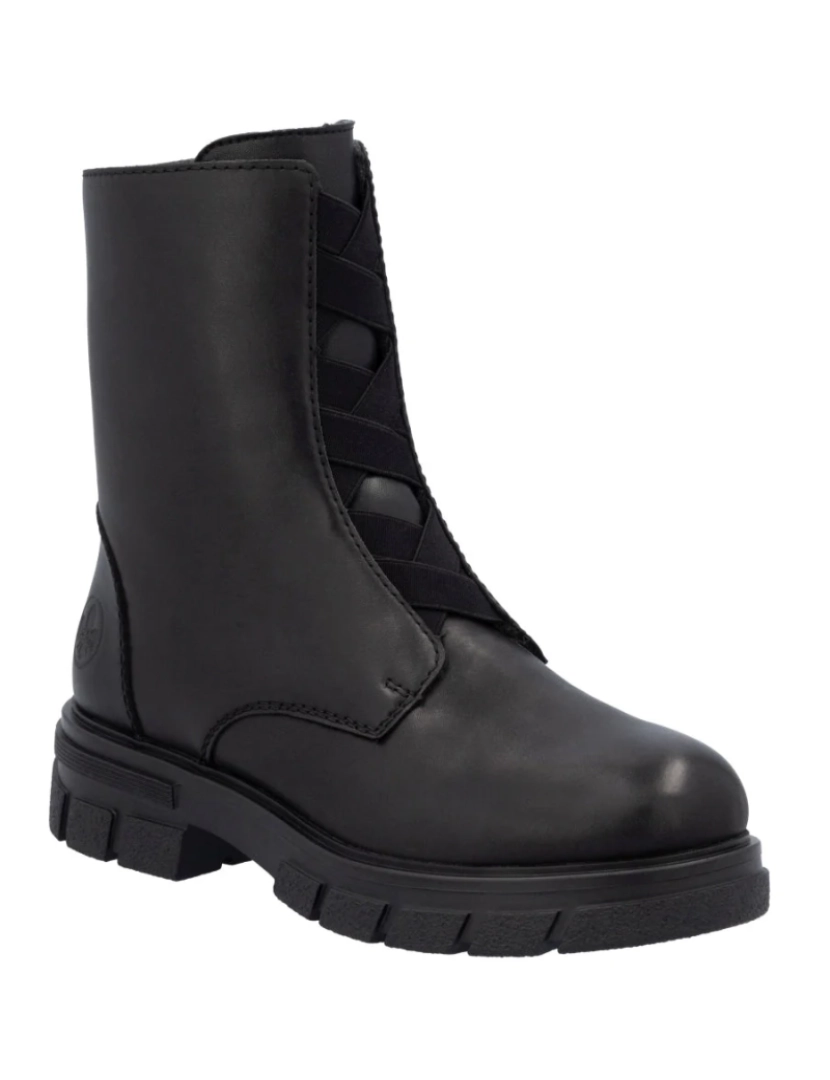 Rieker - Rieker Preto Booties Calçados Femininos