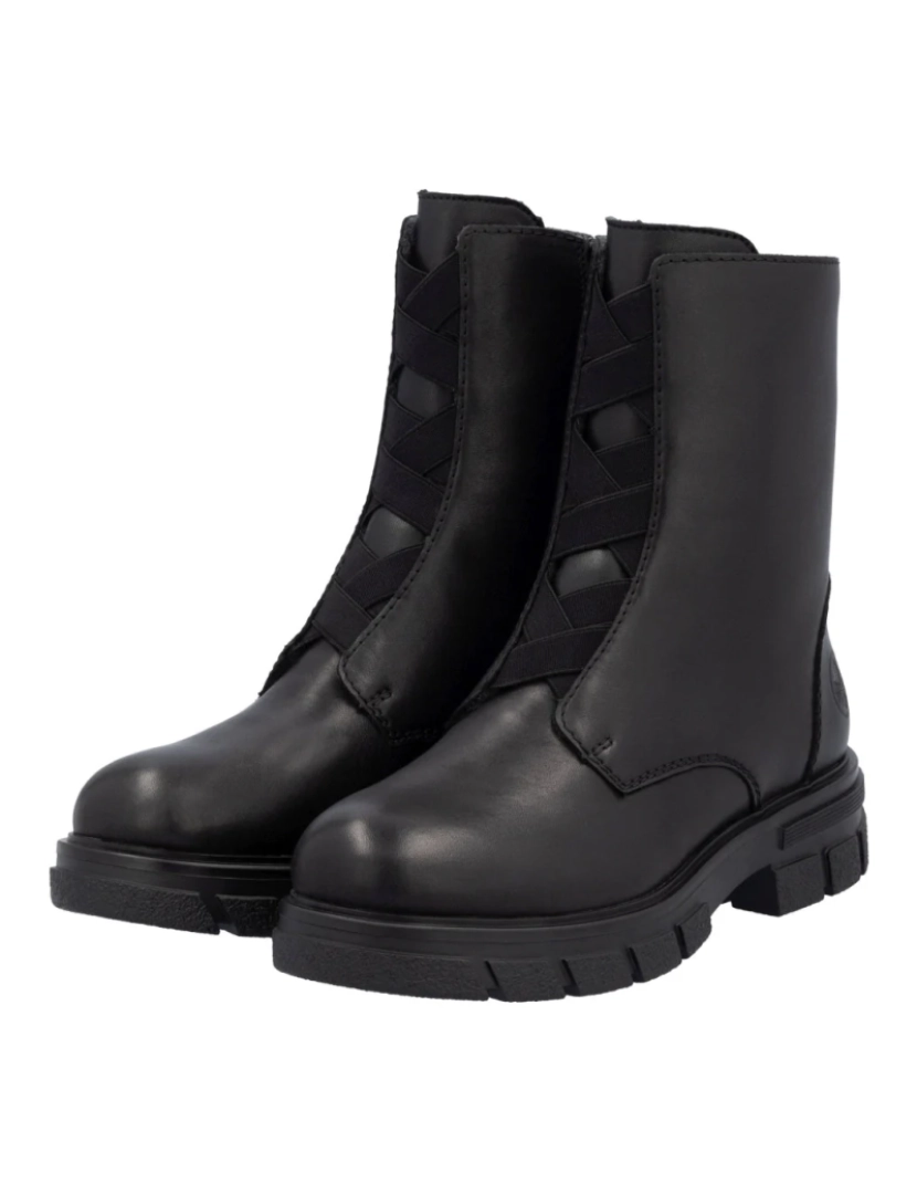 imagem de Rieker Preto Booties Calçados Femininos11