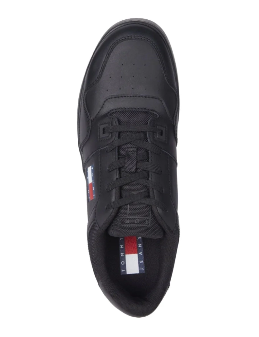 imagem de Tommy Jeans Black Trainers Calçados Masculinos4