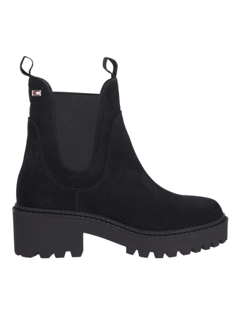 imagem de Tommy Hilfiger Preto Booties Calçados Femininos3