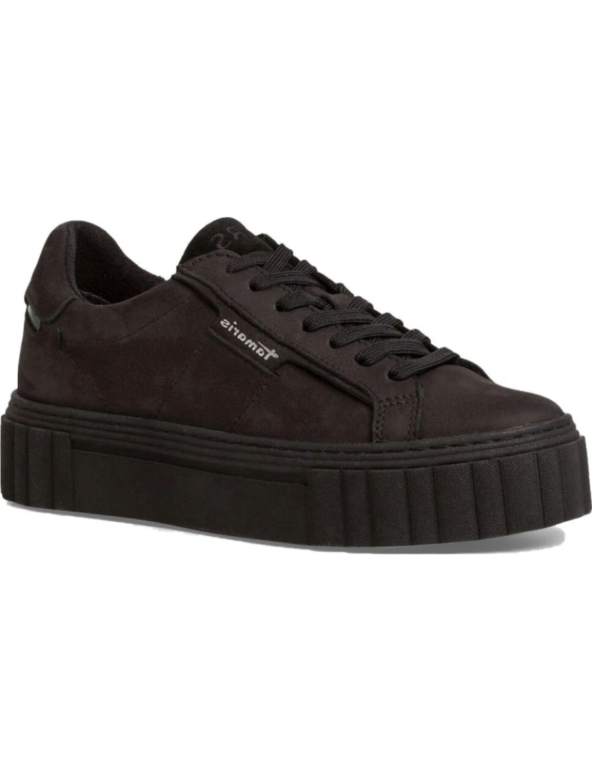 Tamaris - Tamaris Preto Trainers sapatos femininos