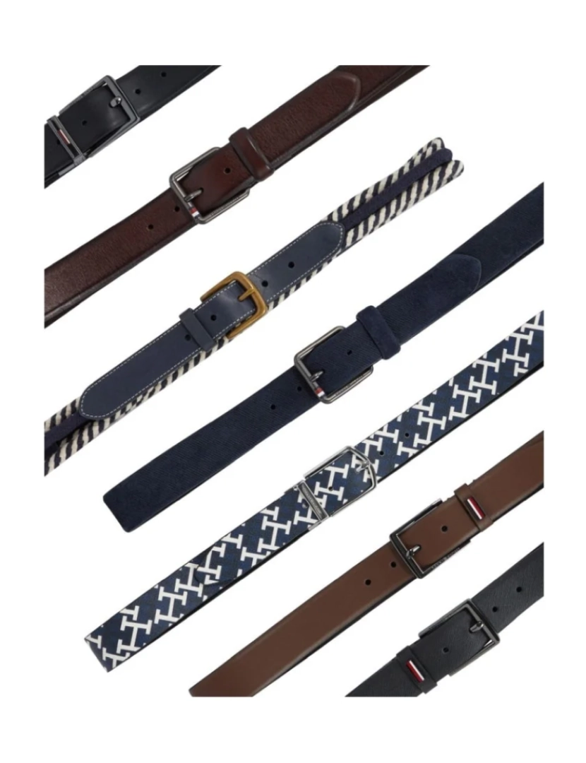 imagem de Tommy Hilfiger Black Belts Mens Acessórios4