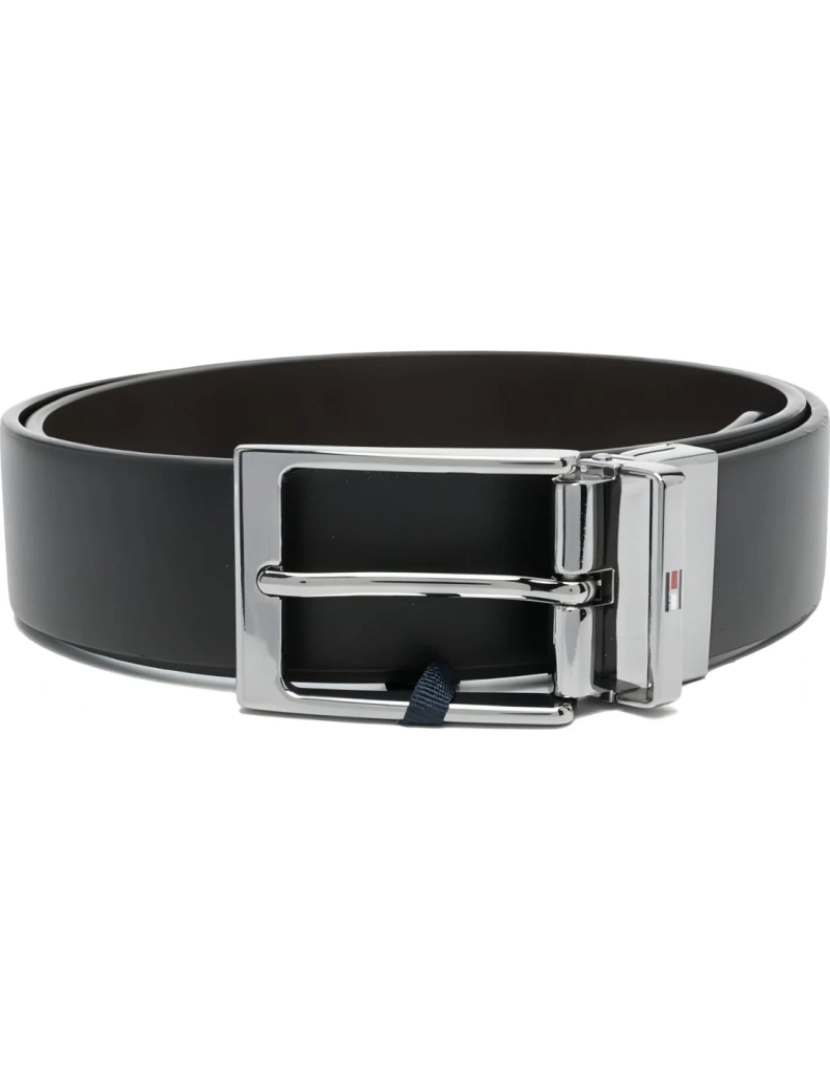 Tommy Hilfiger - Tommy Hilfiger Black Belts Mens Acessórios