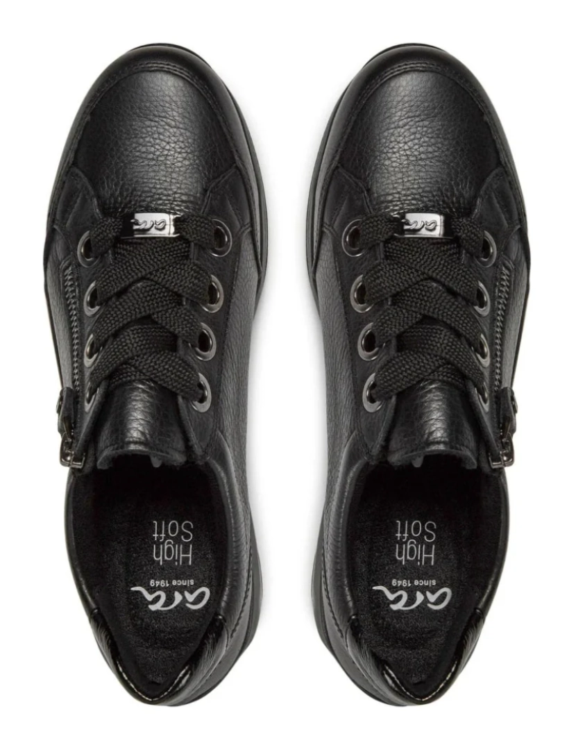 imagem de Ara Black Trainers sapatos femininos5