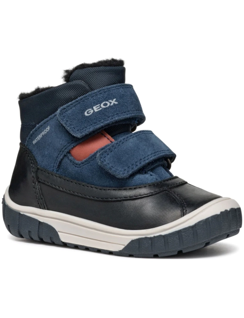 Geox - Geox Blue Booties sapatos de meninos