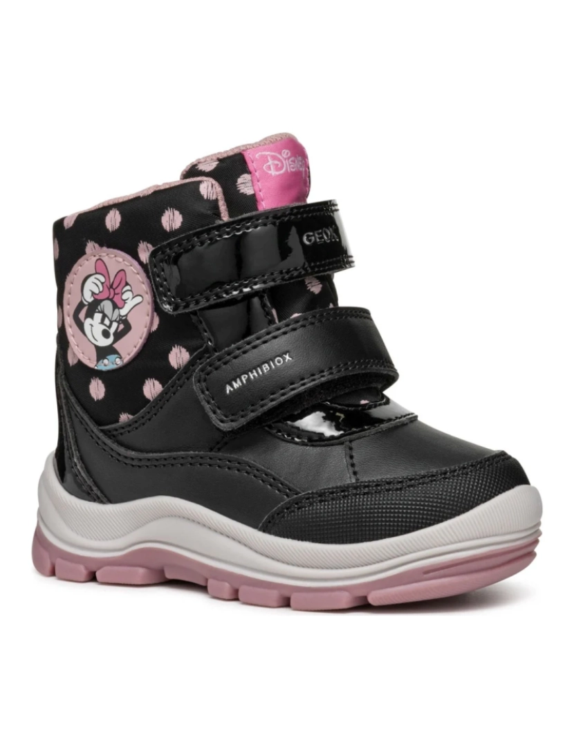 Geox - Geox botas pretas sapatos meninas