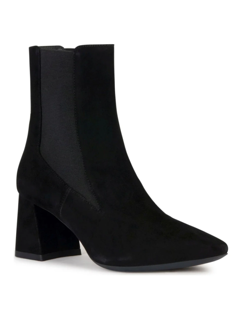 imagem de Geox Black Booties Calçados Femininos2