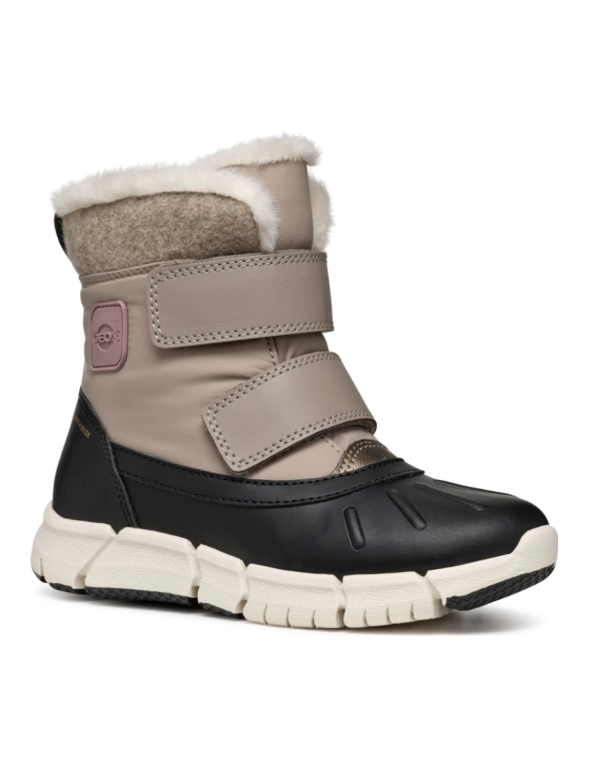 Geox - Geox Bege Booties Meninas Sapatos