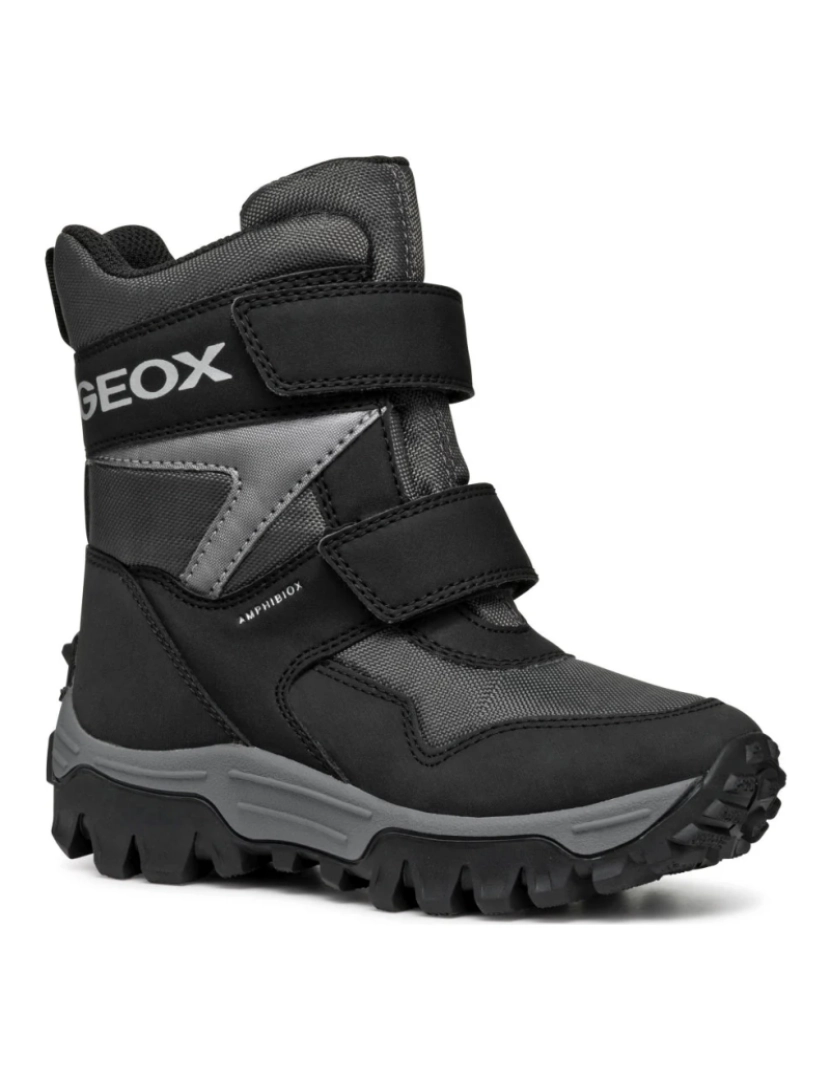 Geox - Geox cinza Booties meninos sapatos