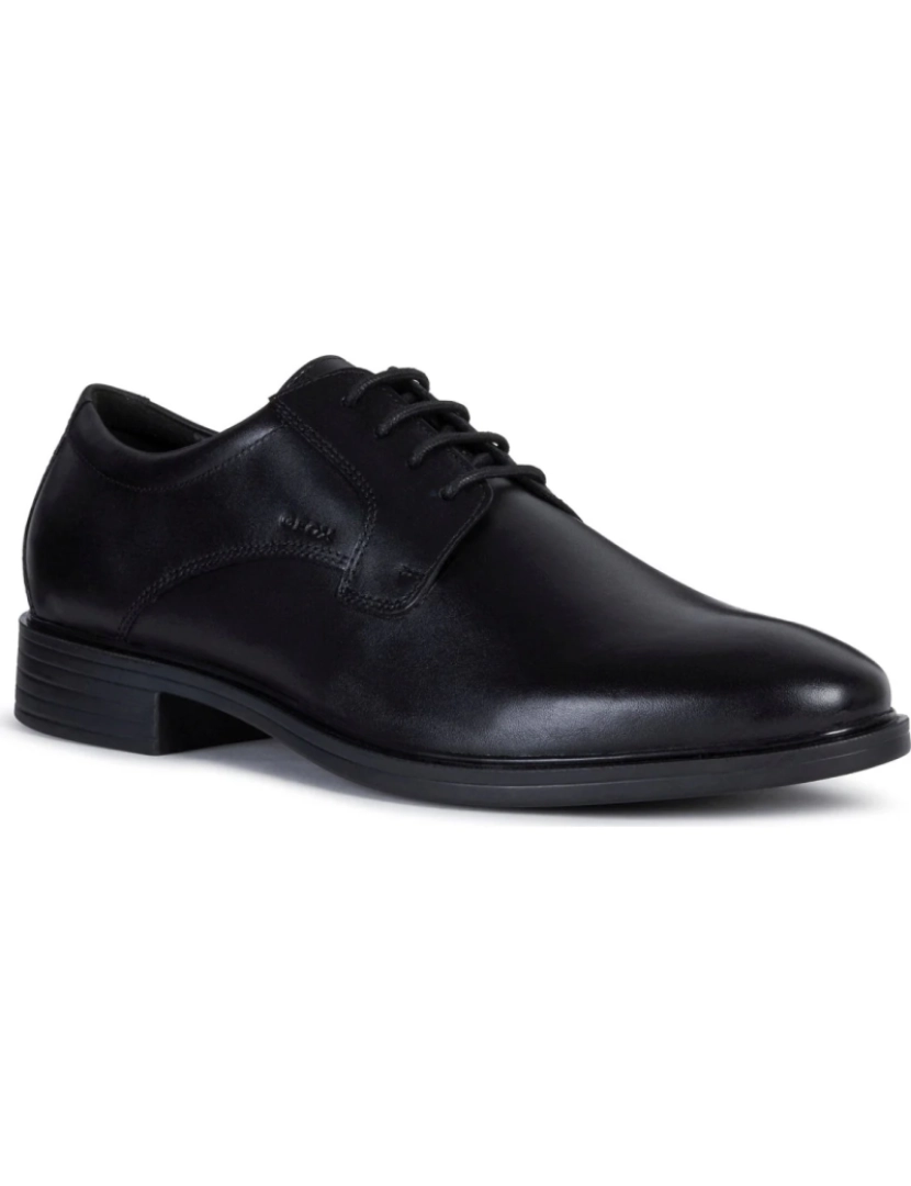 Geox - Geox Black Formal Shoes Calçados Masculinos