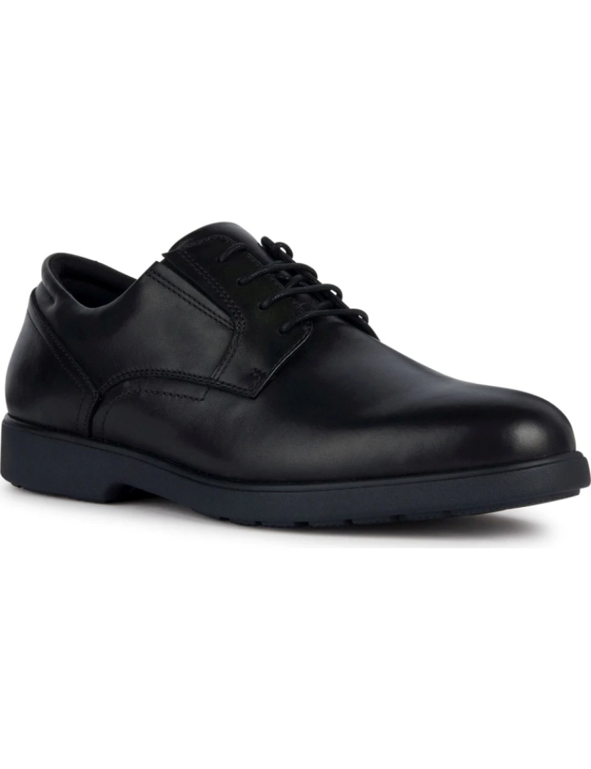 Geox - Geox Black Formal Shoes Calçados Masculinos