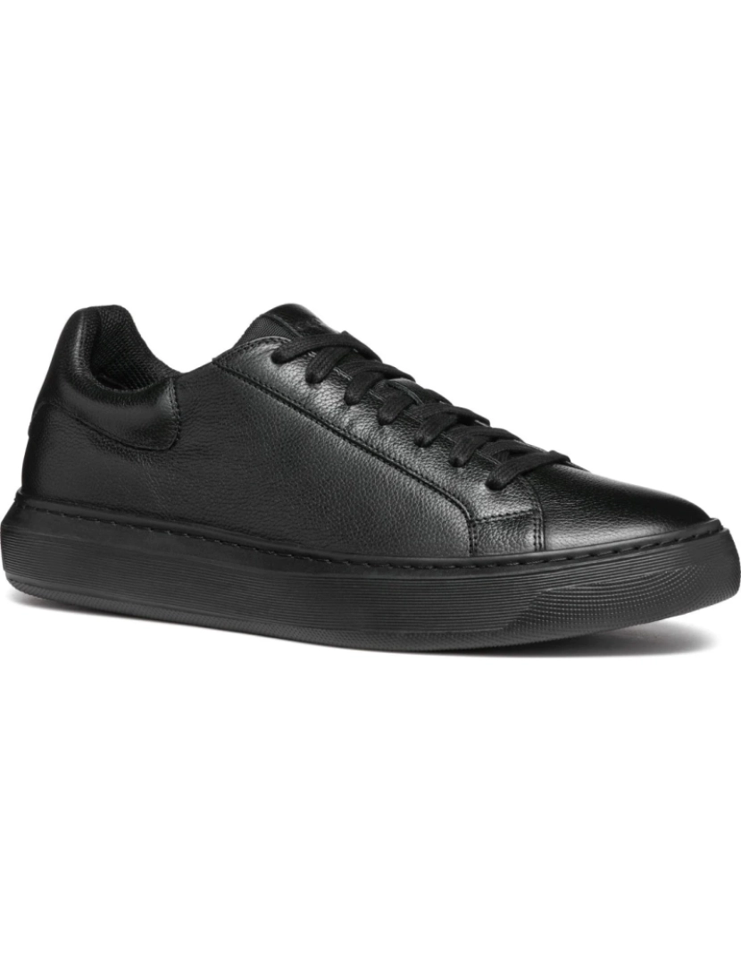 Geox - Geox Black Trainers Calçados Masculinos