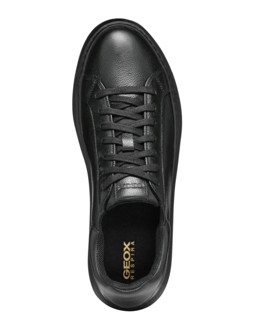 imagem de Geox Black Trainers Calçados Masculinos6