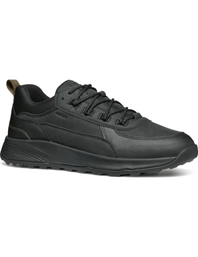 Geox - Geox Black Trainers Calçados Masculinos