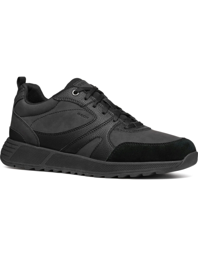 Geox - Geox Black Trainers Calçados Masculinos