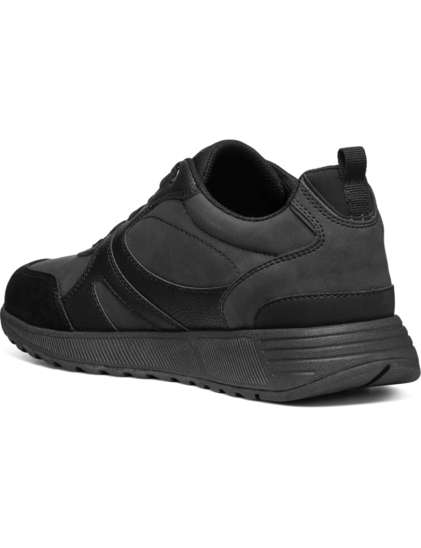 imagem de Geox Black Trainers Calçados Masculinos4