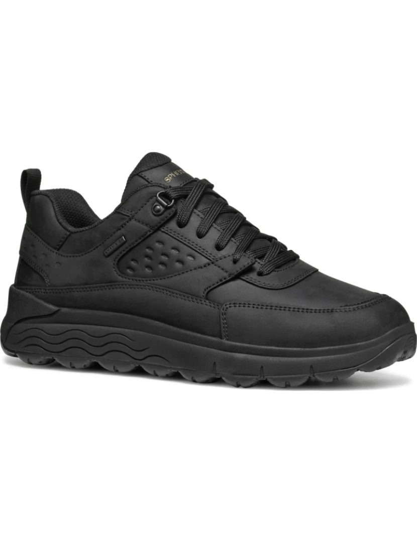 Geox - Geox Black Trainers Calçados Masculinos