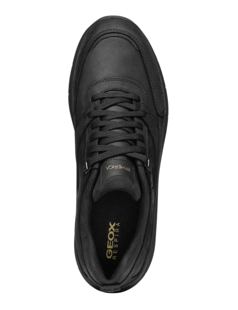 imagem de Geox Black Trainers Calçados Masculinos6