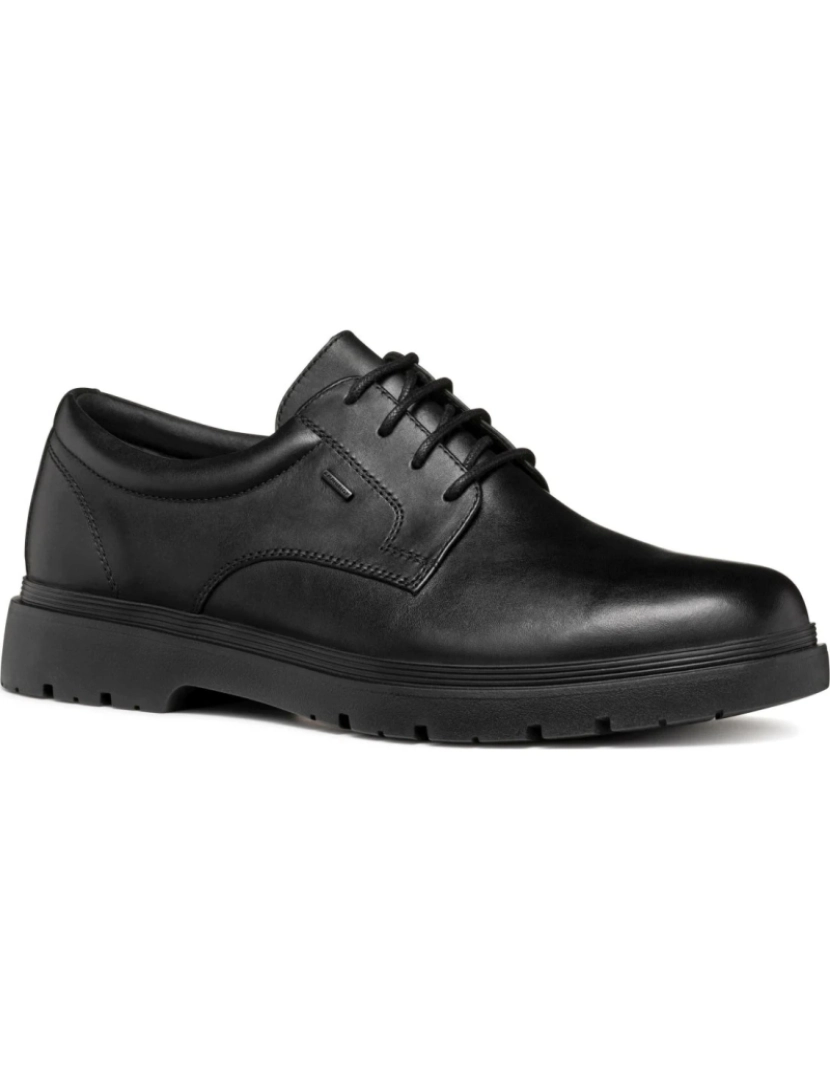 Geox - Geox Black Formal Shoes Calçados Masculinos