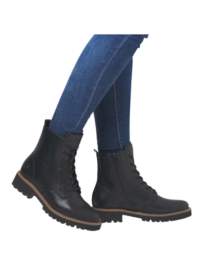 imagem de Remonte Preto Booties Calçados Femininos3