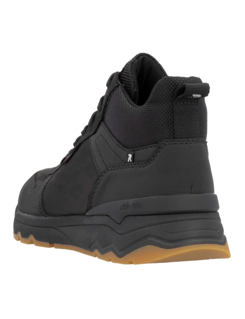 imagem de R-Evolução Preto Booties sapatos masculinos7