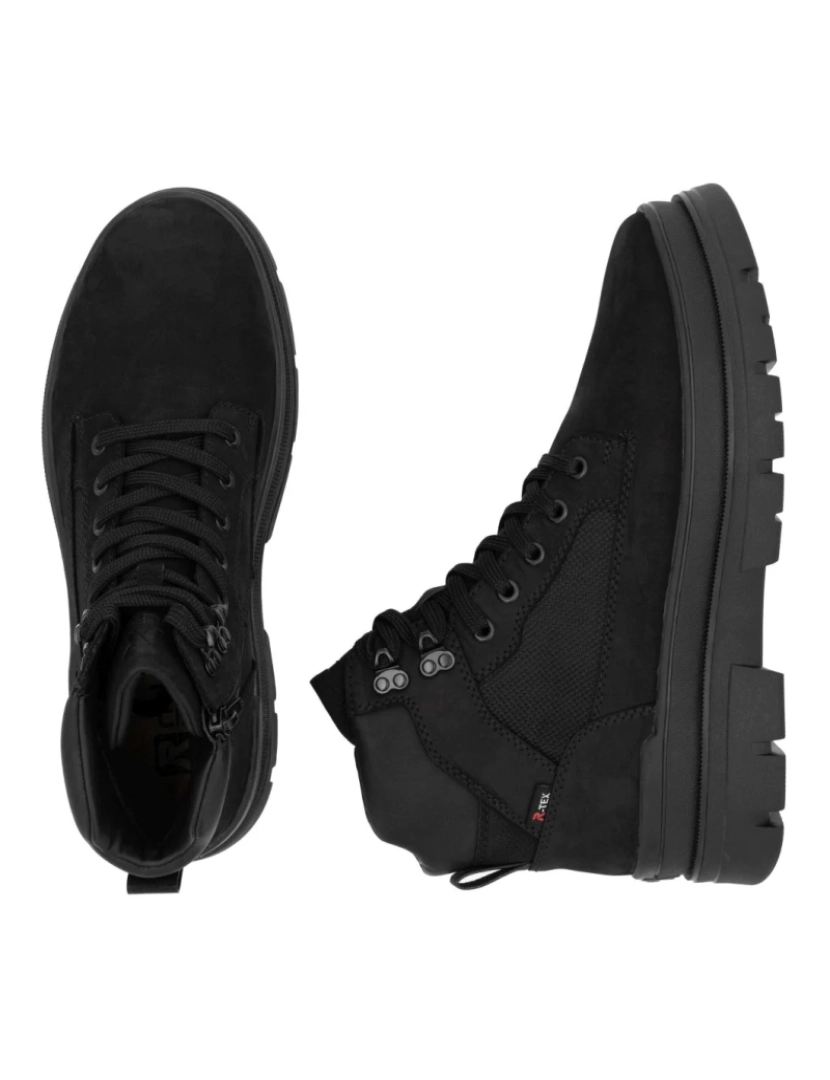 imagem de R-Evolução Preto Booties sapatos masculinos11