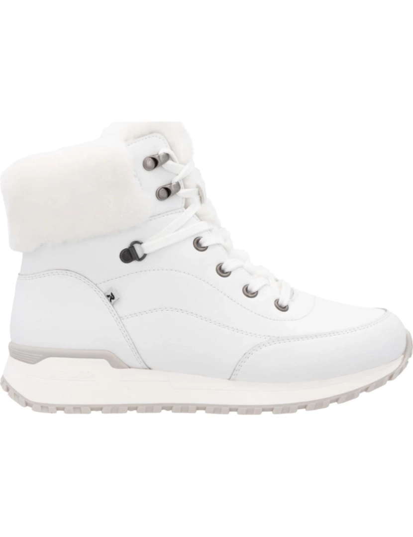 imagem de R-Evolução Branco Booties Calçados Femininos4