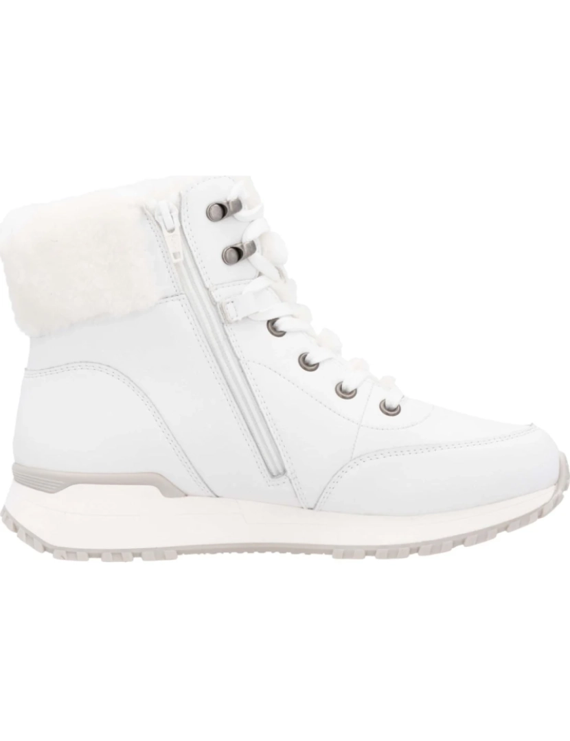 imagem de R-Evolução Branco Booties Calçados Femininos6