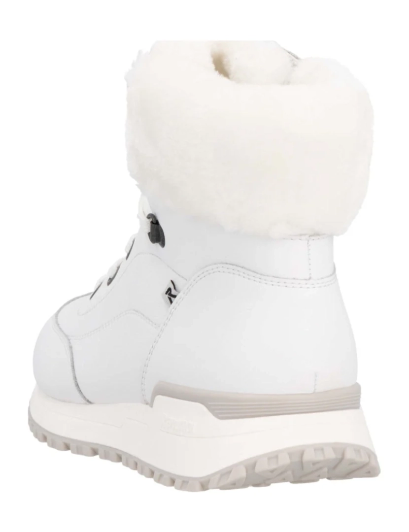 imagem de R-Evolução Branco Booties Calçados Femininos7