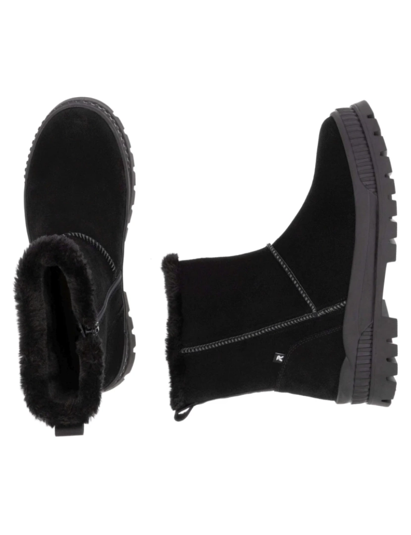 imagem de R-Evolução Preto Booties Calçados Femininos11