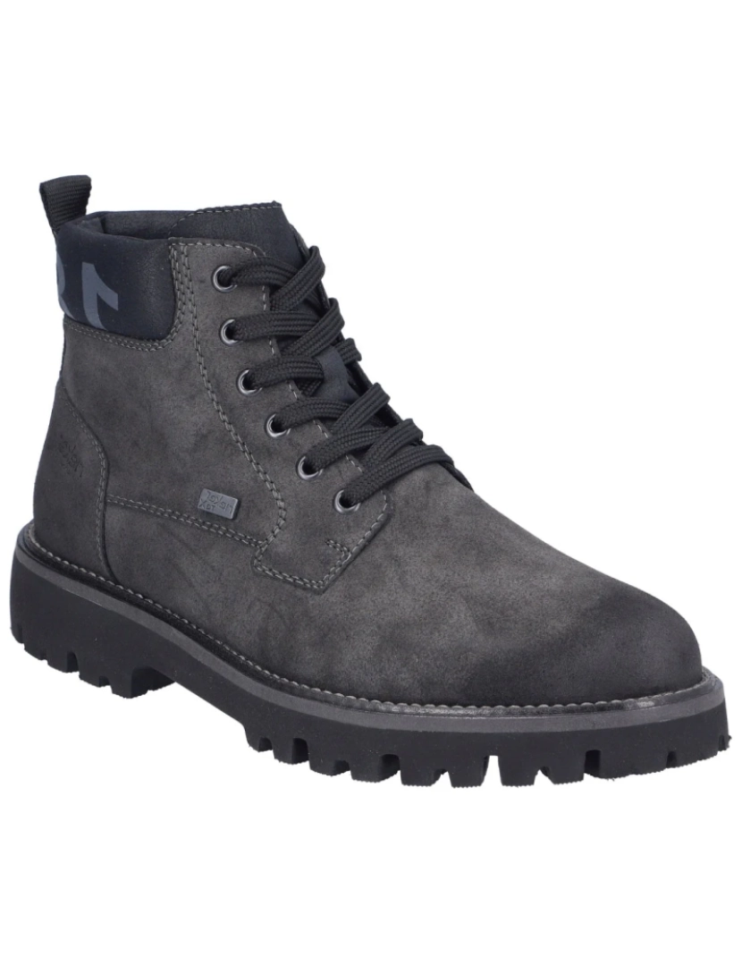 Rieker - Rieker cinzento Booties sapatos masculinos