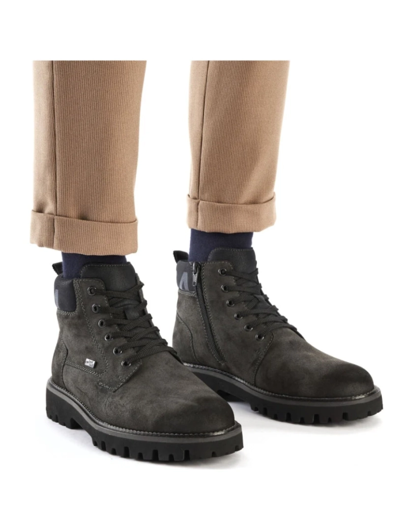 imagem de Rieker cinzento Booties sapatos masculinos3