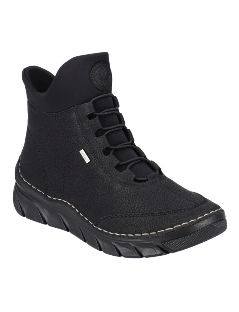 Rieker - Rieker Preto Booties Calçados Femininos