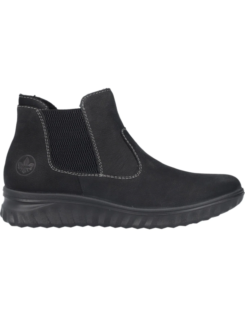 imagem de Rieker Preto Booties Calçados Femininos4