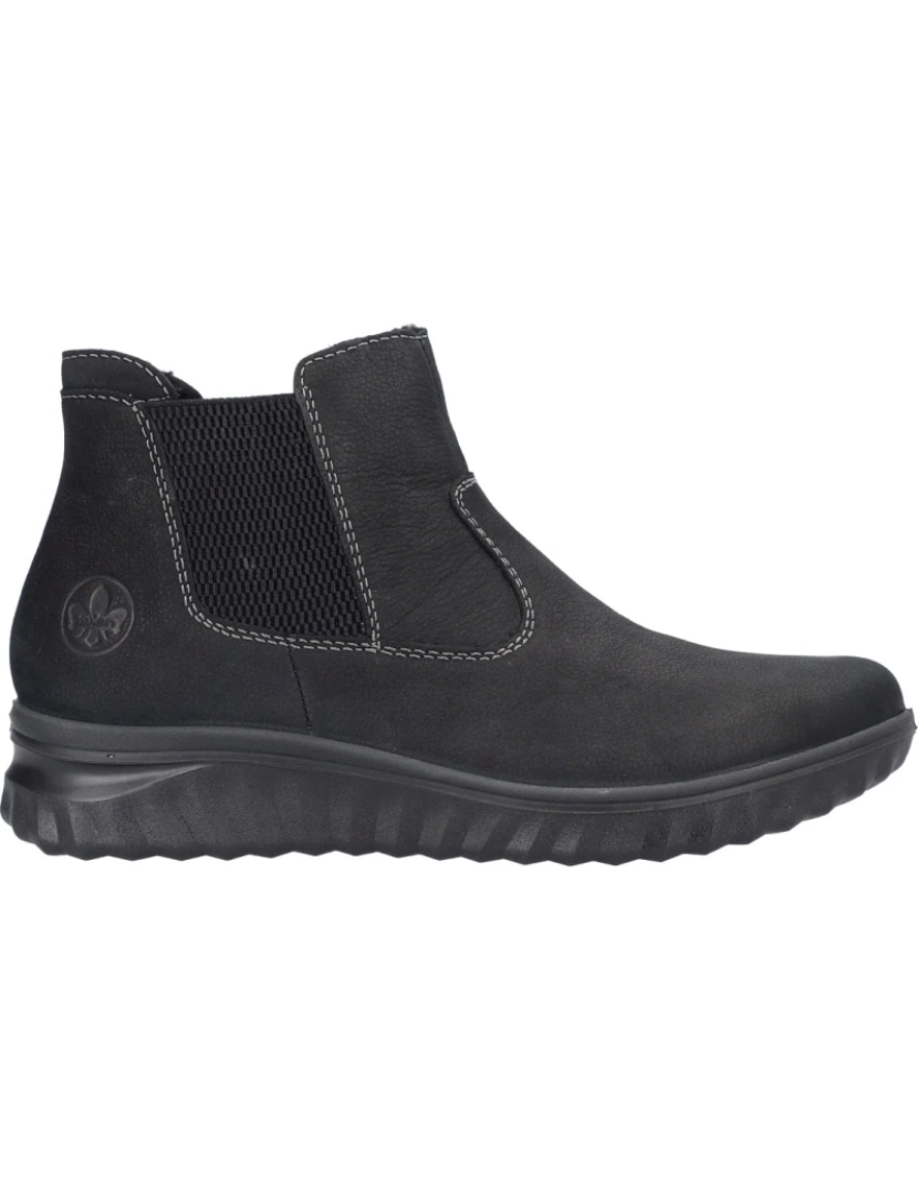 imagem de Rieker Preto Booties Calçados Femininos6