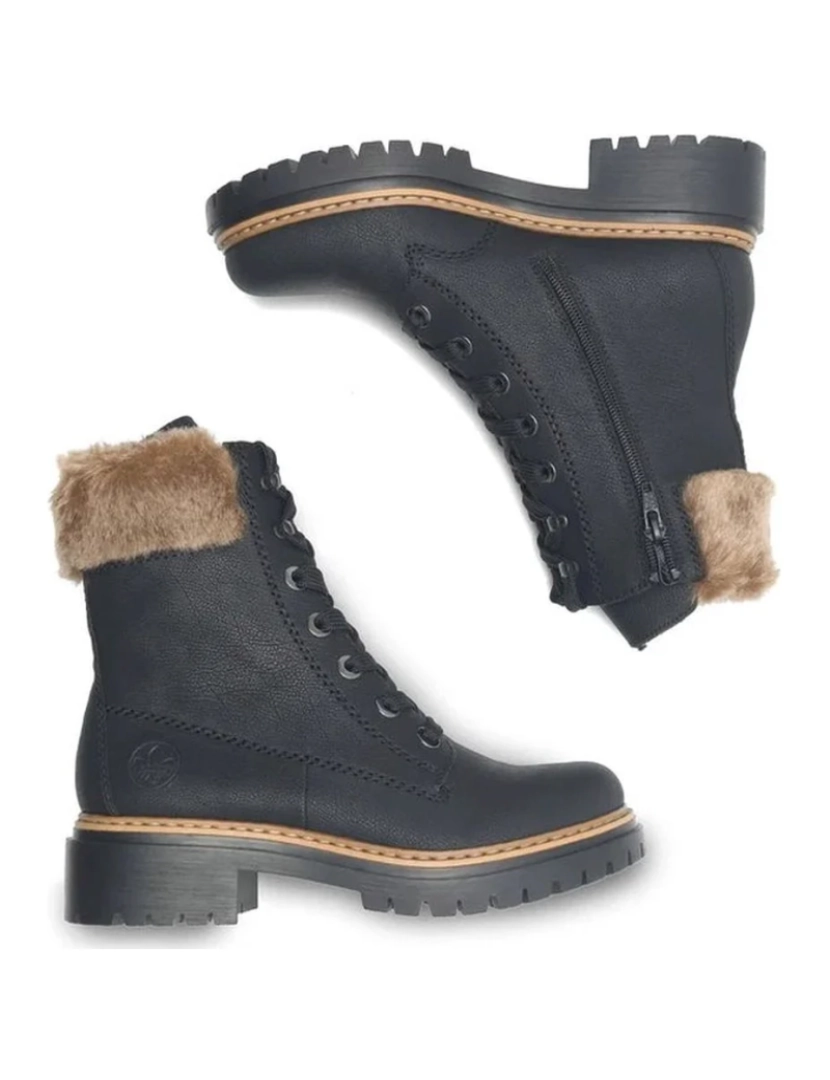 imagem de Rieker Preto Booties Calçados Femininos5