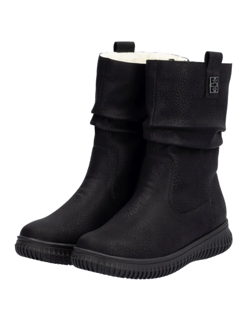 imagem de Rieker Preto Booties Calçados Femininos11