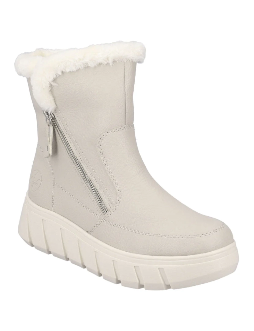 Rieker - Rieker Bege Booties Calçados Femininos