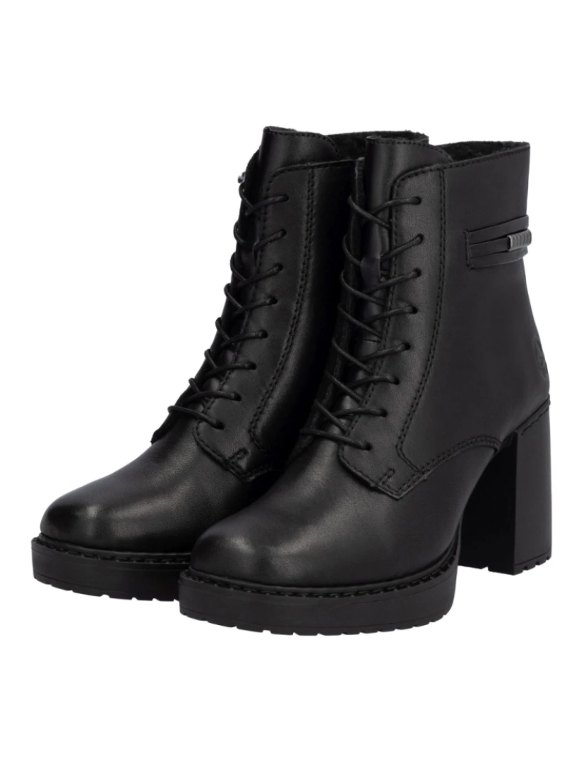 imagem de Rieker Preto Booties Calçados Femininos11