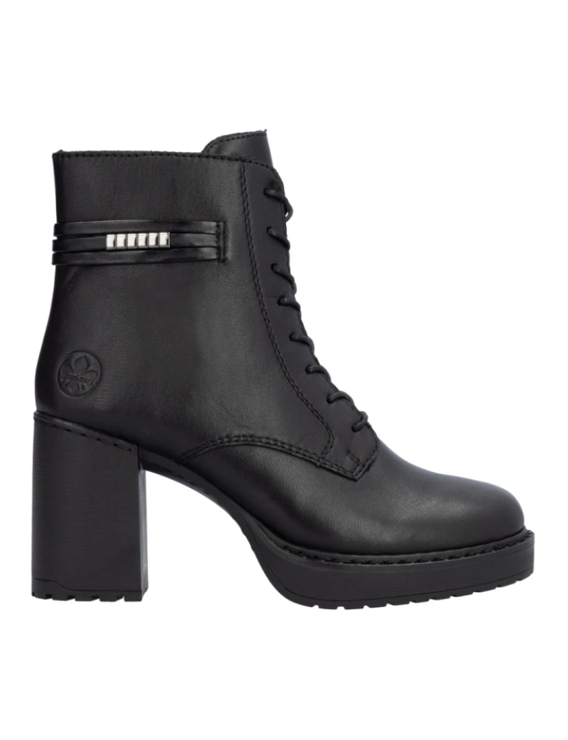 imagem de Rieker Preto Booties Calçados Femininos4