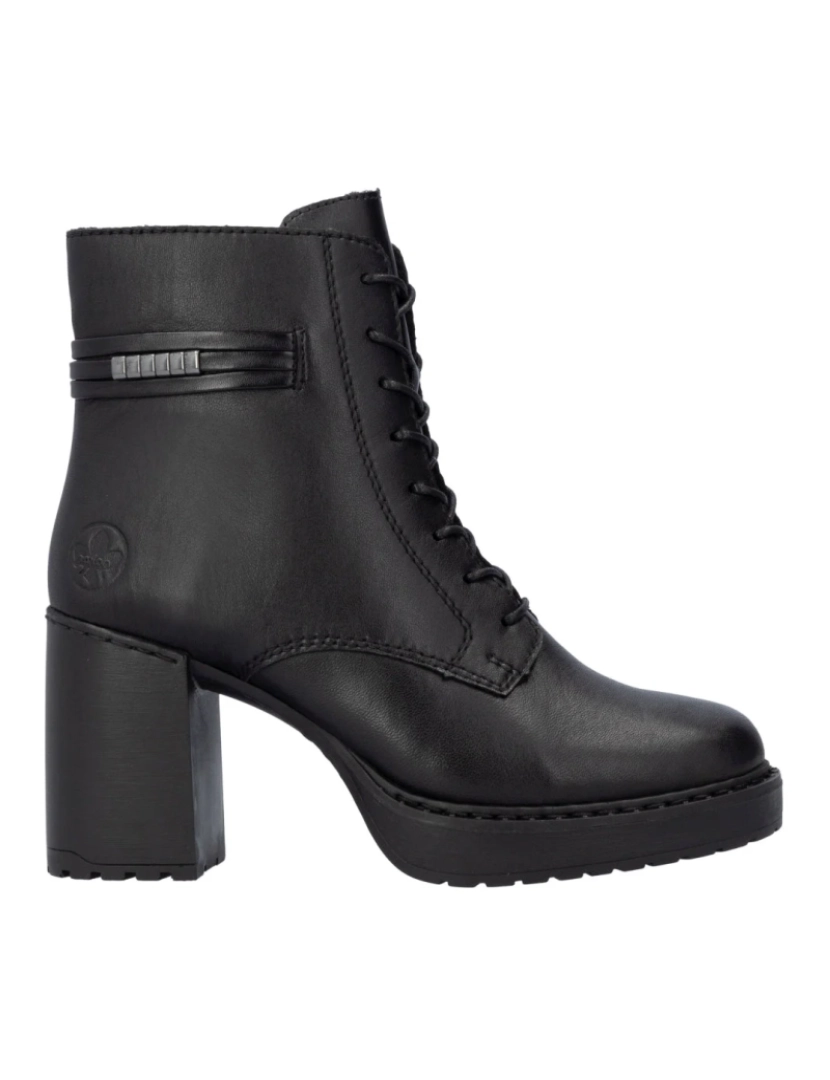 imagem de Rieker Preto Booties Calçados Femininos5