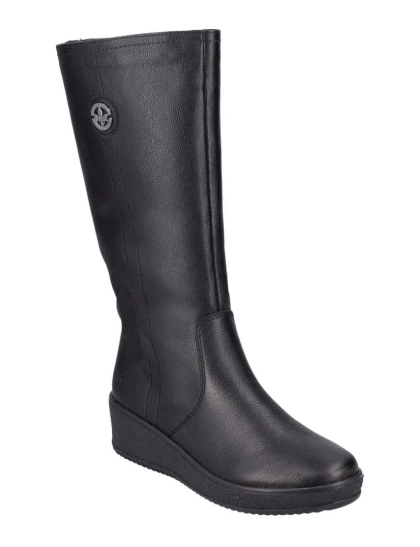 Rieker - Rieker Preto Botas Calçados Femininos