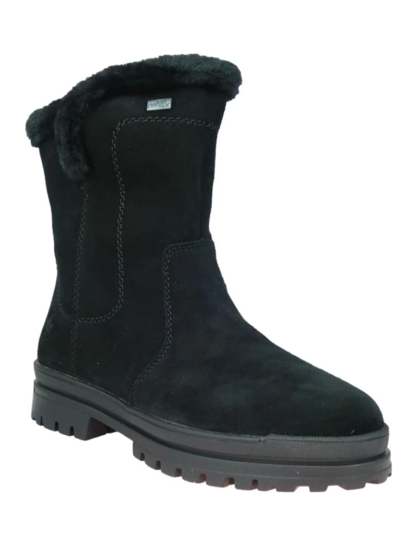 Rieker - Rieker Preto Booties Calçados Femininos