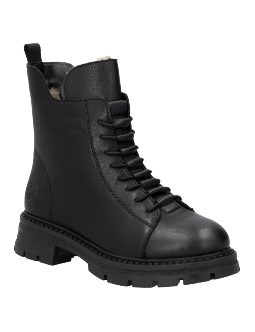 Rieker - Rieker Preto Booties Calçados Femininos