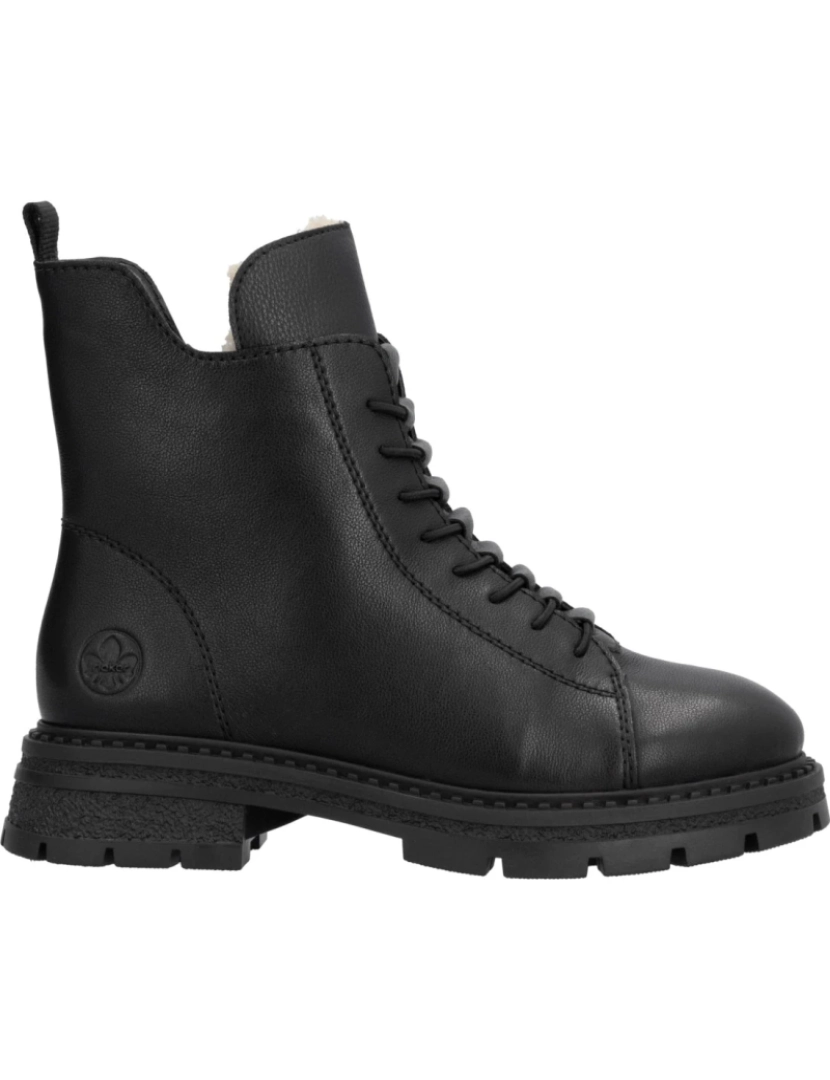 imagem de Rieker Preto Booties Calçados Femininos3