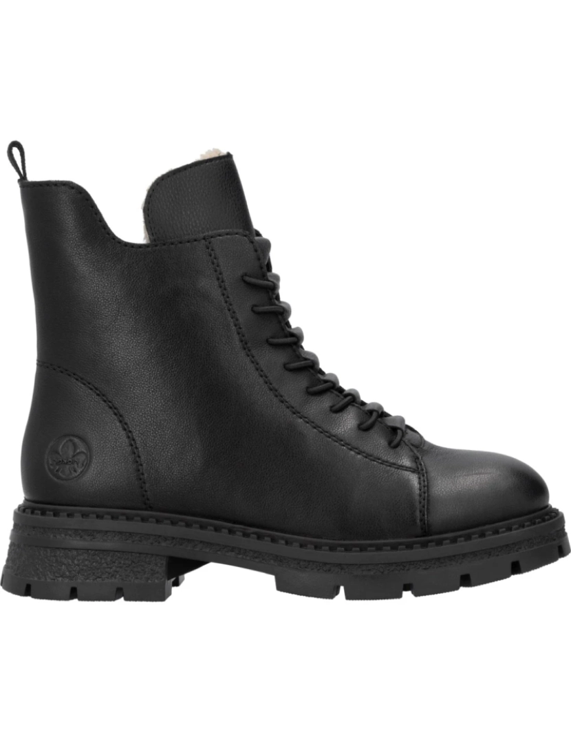 imagem de Rieker Preto Booties Calçados Femininos4