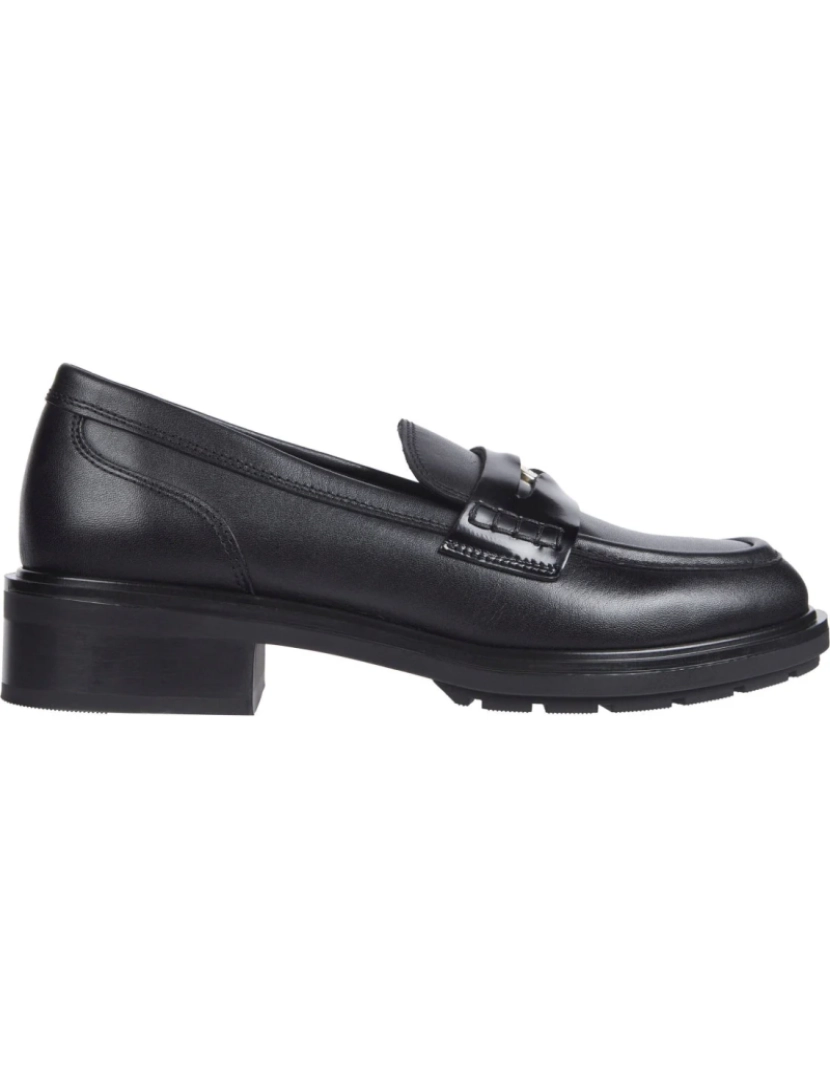 imagem de Tommy Hilfiger Black Loafers sapatos femininos3