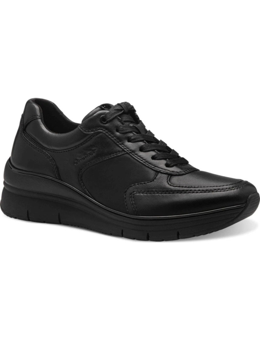 Tamaris - Tamaris Preto Trainers sapatos femininos