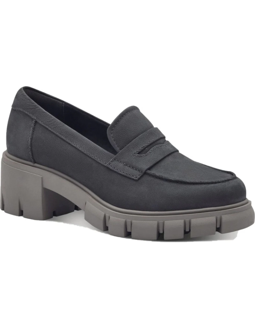 Tamaris - Tamaris Cinza Loafers Calçados Femininos