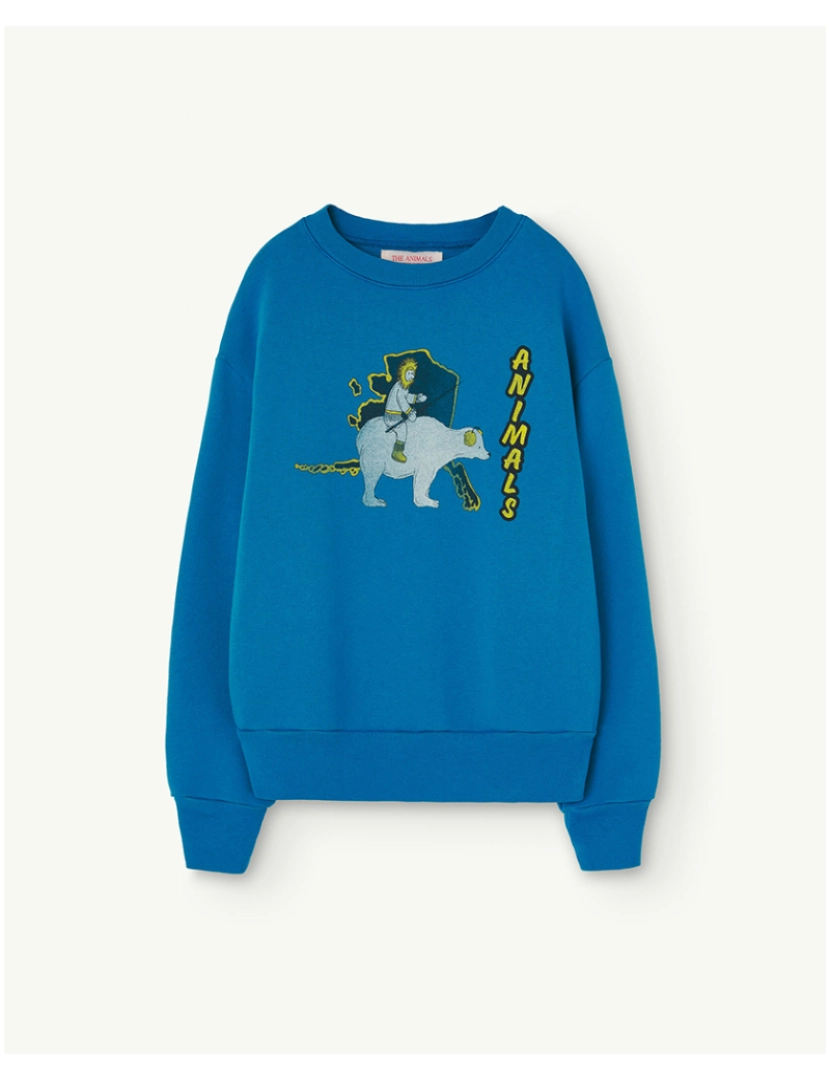 The Animals Observatory - Sweatshirt Azul e  Amarelo